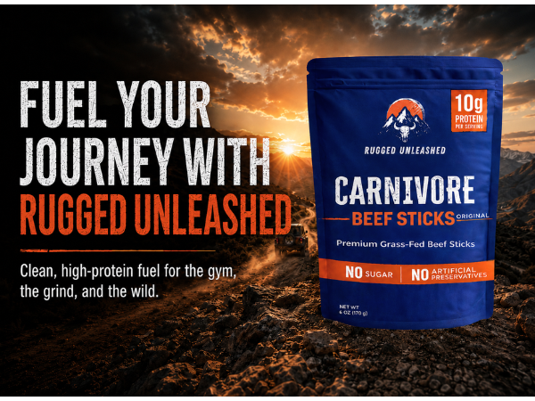 100% grass-fed beef, no fillers, natural seasonings, pure sea salt.